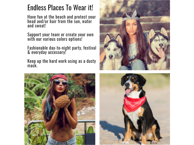 Daily Basic Rave & Festival Bandanas in Bulk - Neon & Cotton for Comfort - 30 Pack - Neon Green