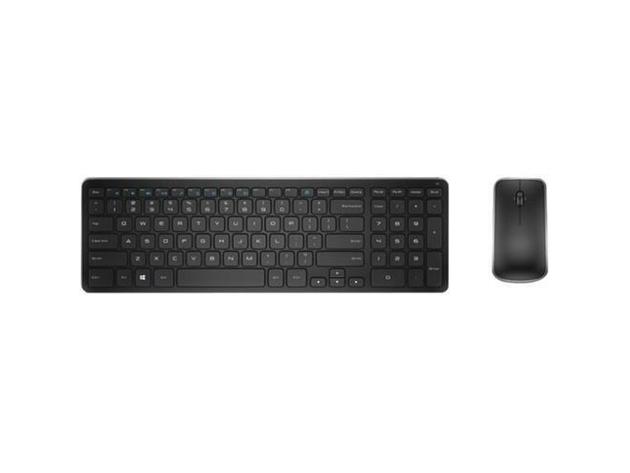Dell KM714 Wireless Keyboard and Mouse 462-3615 Combo - Laser, 6 Button - Black (Refurbished, No Retail Box)