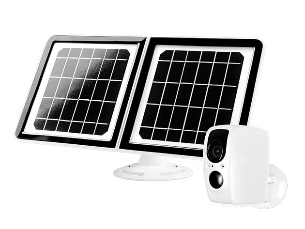 Lynx Solar Weatherproof Outdoor 1080p Wi-Fi Surveillance Camera 