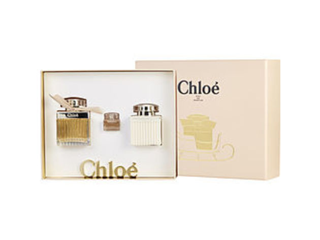 Chloe New By Chloe Eau De Parfum Spray 2.5 Oz & Body Lotion 3.4 Oz & Eau De Parfum .17 Oz Mini For Women (Package Of 5)