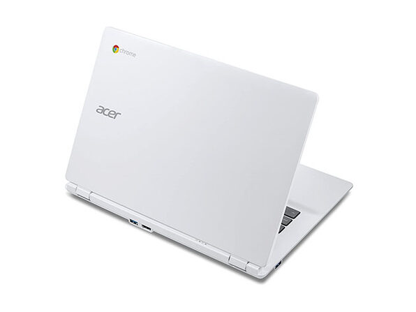 White cheapest Chromebook Laptop