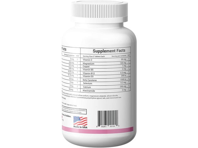 Natrica Women's Multi-Vitamin, Helps Support Hair Skin and Nail Strength, 120 Count