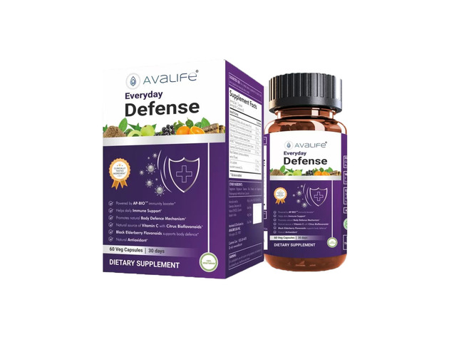 Avalife Everday Defense, Immune Support Capsules, for Men & Women - Gluten Free, Vegan & Non-GMO - 60 Capsules