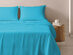 4-Piece Microfiber Sheet Set (Aqua/King)