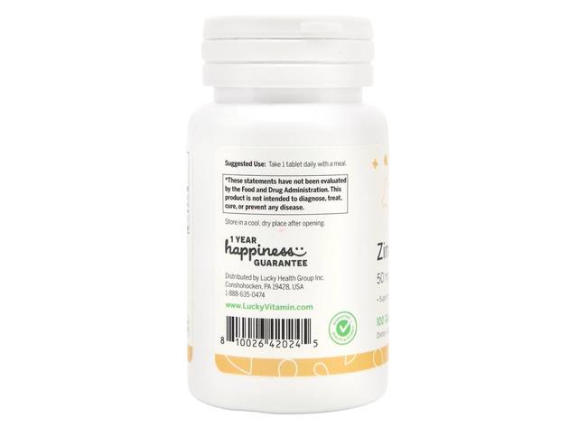 LuckyVitamin - Zinc Gluconate 50 mg. - 100 Tablet(s)