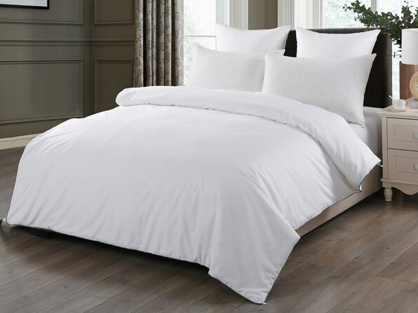 Royal Comfort 100% Silk Filled Eco-Lux Quilt 300GSM With 100% Cotton Cover - Double - Product Image