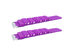 Go Yoga Weighted Bracelet Band (2-Pack/Purple)
