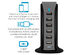 Power Tower 6-Port USB Charging Hub (White)