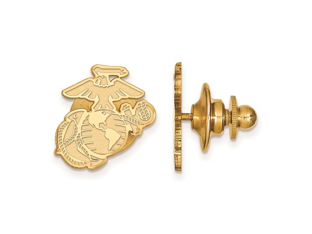 14k Yellow Gold U.S. Marine Corps Lapel or Tie Pin