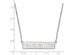 Sterling Silver NHL Flyers SM Bar Necklace, 18 In