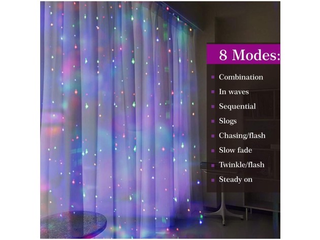300 LED String Lights with Remote Control