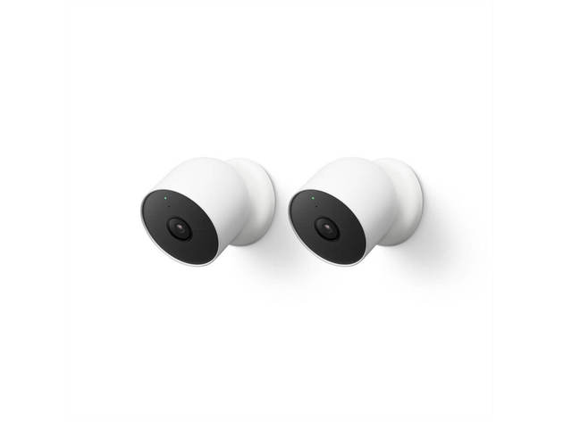 Google Nest INOUTCAM2W 1080p Indoor/Outdoor Camera (Battery, 2-pack)