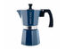 MILANO Stovetop Espresso Maker & EZ Latte Milk Frother Bundle Set (Blue/6-Cup)