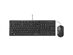 Insignia USB Keyboard and Ergonomic Mouse Combo (NS-PNC5001) - Black