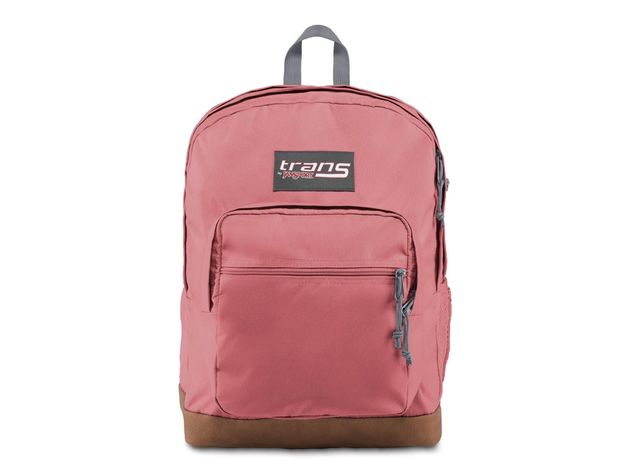 Trans by JanSport 17 Inches Super Cool Front Pocket with Organizer Backpack, Mauve Glow/Pink