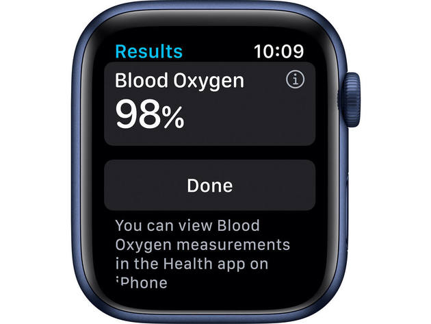 Apple M00J3LL Series 6 Watch (GPS) - Blue - 44mm