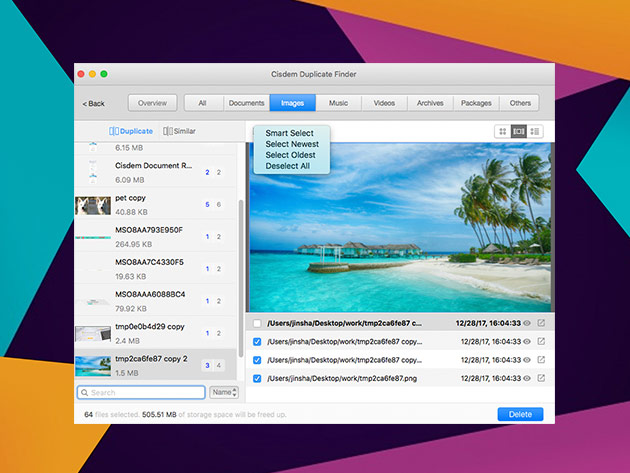 Cisdem Duplicate Finder for Mac: Lifetime Subscription