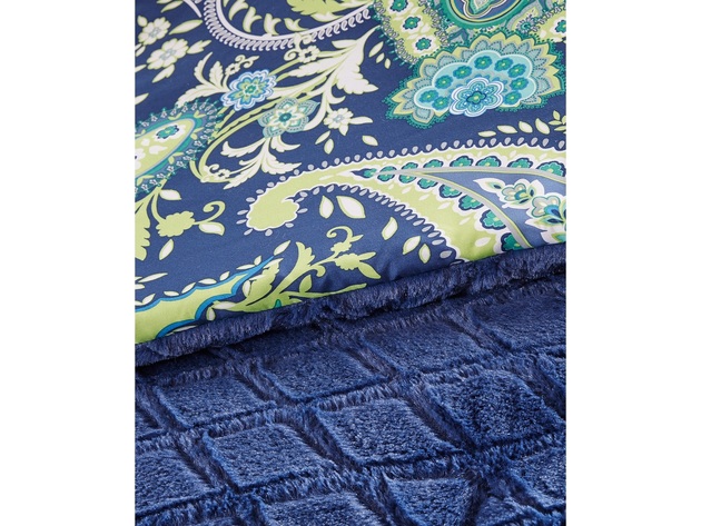 Intelligent Design Melissa Reversible 3-Pc King Comforter Set Navy