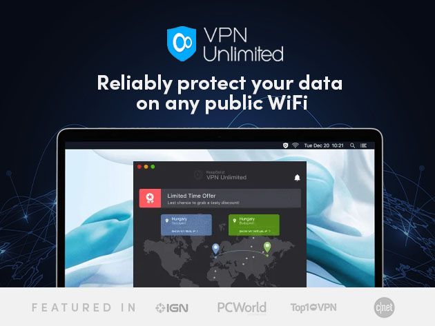 KeepSolid VPN Unlimited: Infinity Plan (10 Devices)