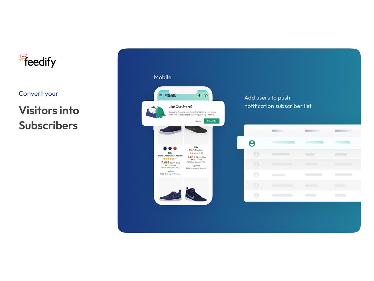 Feedify Push Notification Tool: Lifetime Subscription