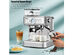 Costway Espresso Cappucino Machine Coffee Maker Stainless Steel w/ Grinder & Steam Wand - Silver