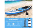 Goplus 10'5'' Inflatable Stand Up Paddle Board SUP with Carrying Bag Aluminum Paddle - Blue