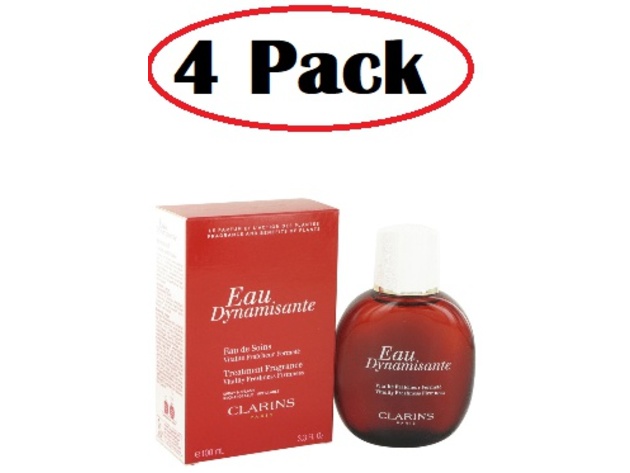 4 Pack of EAU DYNAMISANTE by Clarins Treatment Fragrance Spray 3.4 oz
