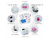 Costway 2-Speed Multi-function Fashion Portable Sewing Machine Serger w/16 Stitch Light - White + Pink