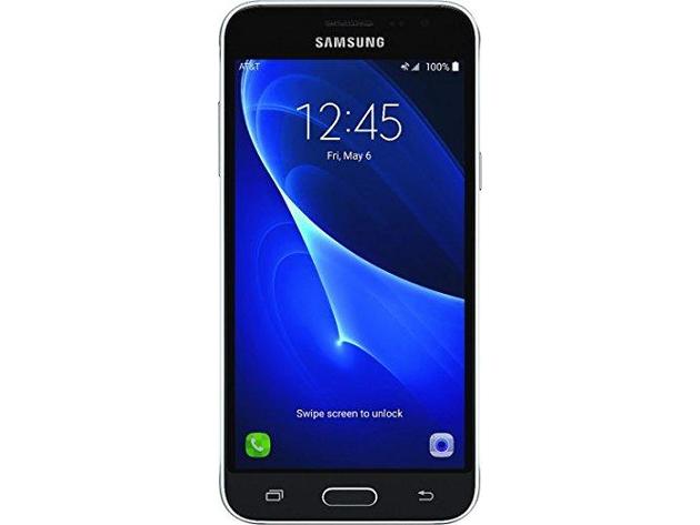 Samsung Galaxy Express Prime J320A 16GB Black 5" 5MP 1.5GB RAM Unlocked 4G LTE (Refurbished, Open Retail Box)