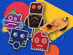 Wacky Robots 5-Pack Bundle: Soldering Practice Kits