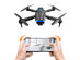 Foldable HD Dual Camera Mini Drone (3 Batteries)