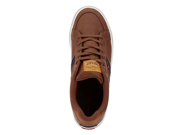 Levi's Mens Turner Nappa Casual Fashion Sneaker Shoe - 10.5 M Dark Brown