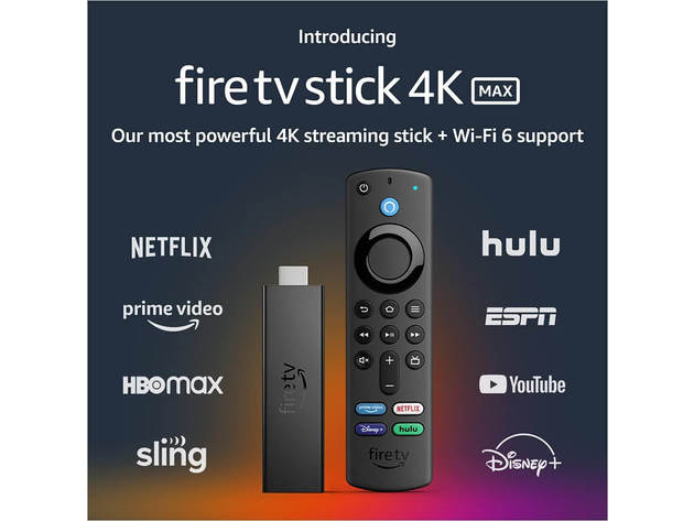 Amazon FIRETV4KMAX Fire TV Stick 4K Max Streaming Device