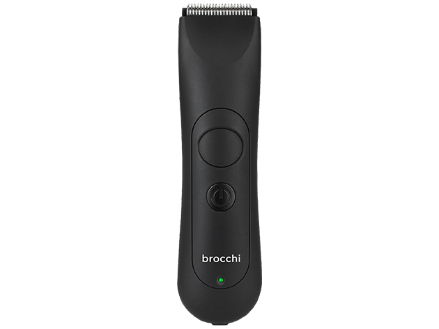 Brocchi Waterproof USB Trimmer, Body Wash & Shave Lotion Bundle
