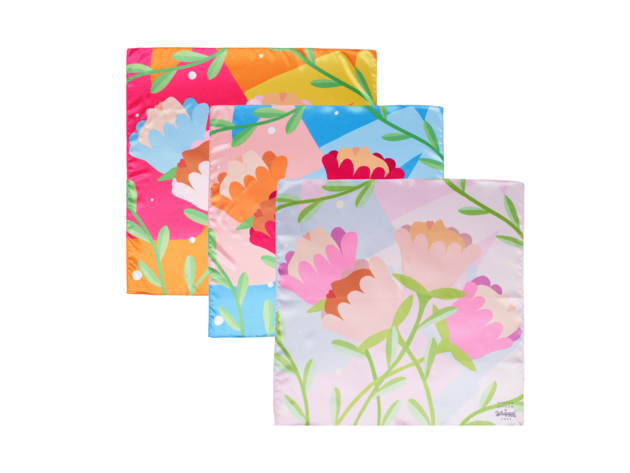 Blossom Collection Bundle | 3 Furoshiki Wraps
