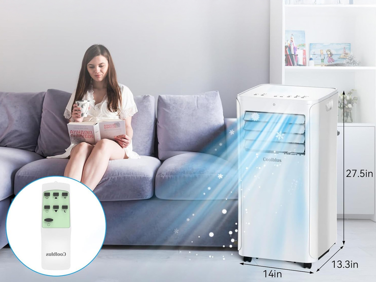 Coolblus 12000 BTU Portable Air Conditioner with Remote (Open Box)