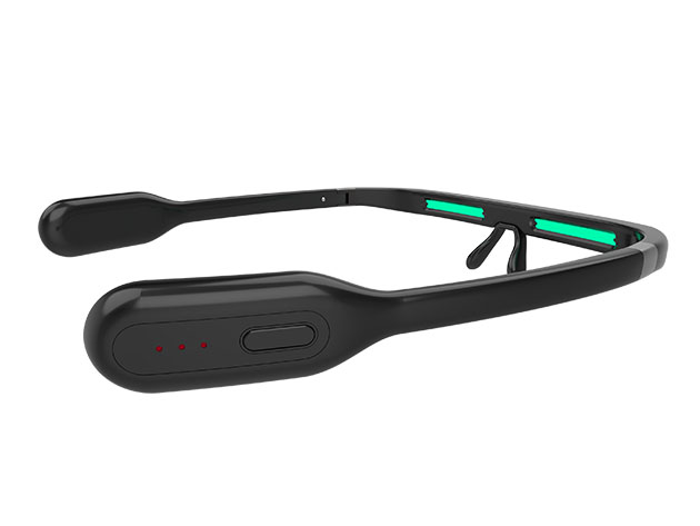 PEGASI 2: Smart Light Therapy Glasses (Black)