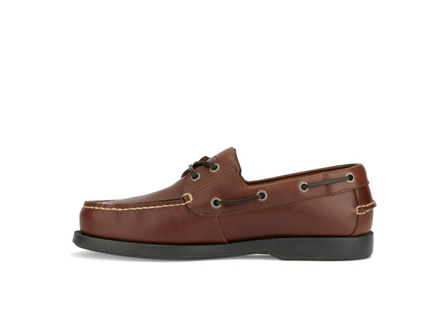 Dockers Mens Castaway Leather Casual Classic Boat Shoe - Wide Widths Available - 15 W Raisin