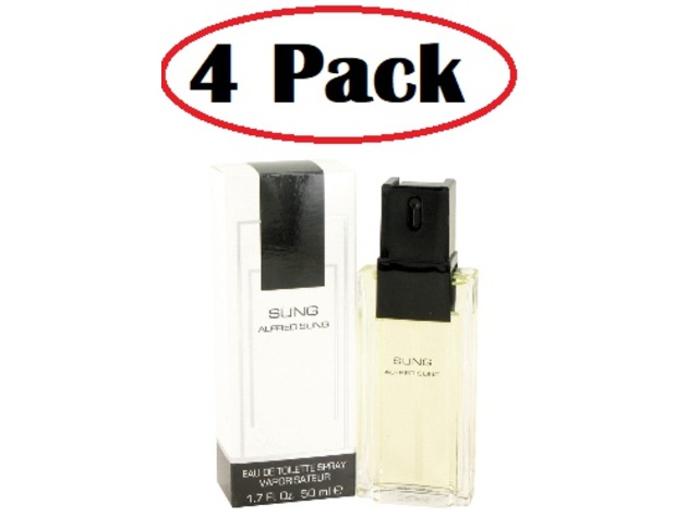 4 Pack of Alfred SUNG by Alfred Sung Eau De Toilette Spray 1.7 oz