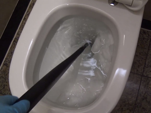 Toiletsaber: The Fastest, Most Hygienic Way to Unclog a Toilet, Ever!