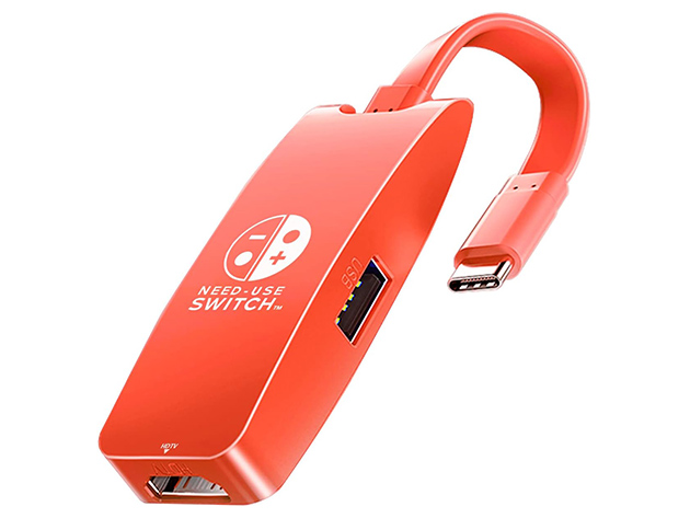 Mini Docking Station for Nintendo Switch (Red)