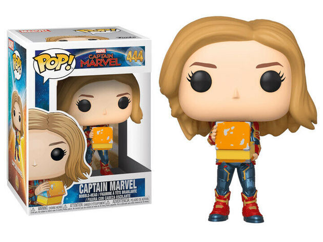 Captain Marvel Funko POP Lunch Box Vinyl   In Stock *GITD* (Free POP Protector)