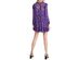 Free People Women's These Dreams Long Sleeve Minidress  Purple Size Small