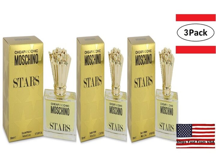 3 Pack Moschino Stars by Moschino Eau De Parfum Spray 1.7 oz for Women StackSocial