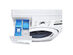 LG WM3400CW 4.5 Cu. Ft. White Electric Front Load Washer