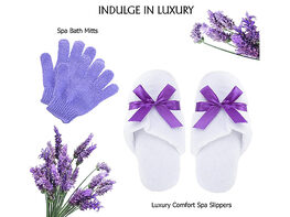 Luxurious Jasmine Lavender 20-Piece Bath & Body Spa Gift Basket