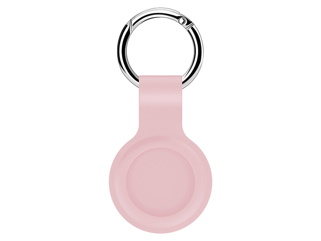 Apple AirTag Keychain Holder (Pink) | Cult of Mac