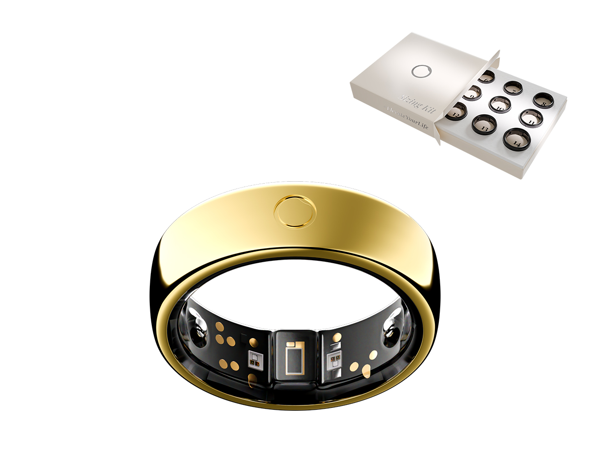 Circular Ring 2 - Medical-Grade Smart Ring (Gold/Size 8)