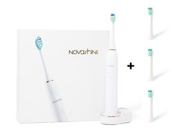 Novashine® Ultrasonic Toothbrush + 3 Brush Heads Bundle