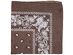 5 Pack Mechaly Dog Bandana Neck Scarf Paisley 100% Cotton Double Sided Bandanas - Any Pets - Brown